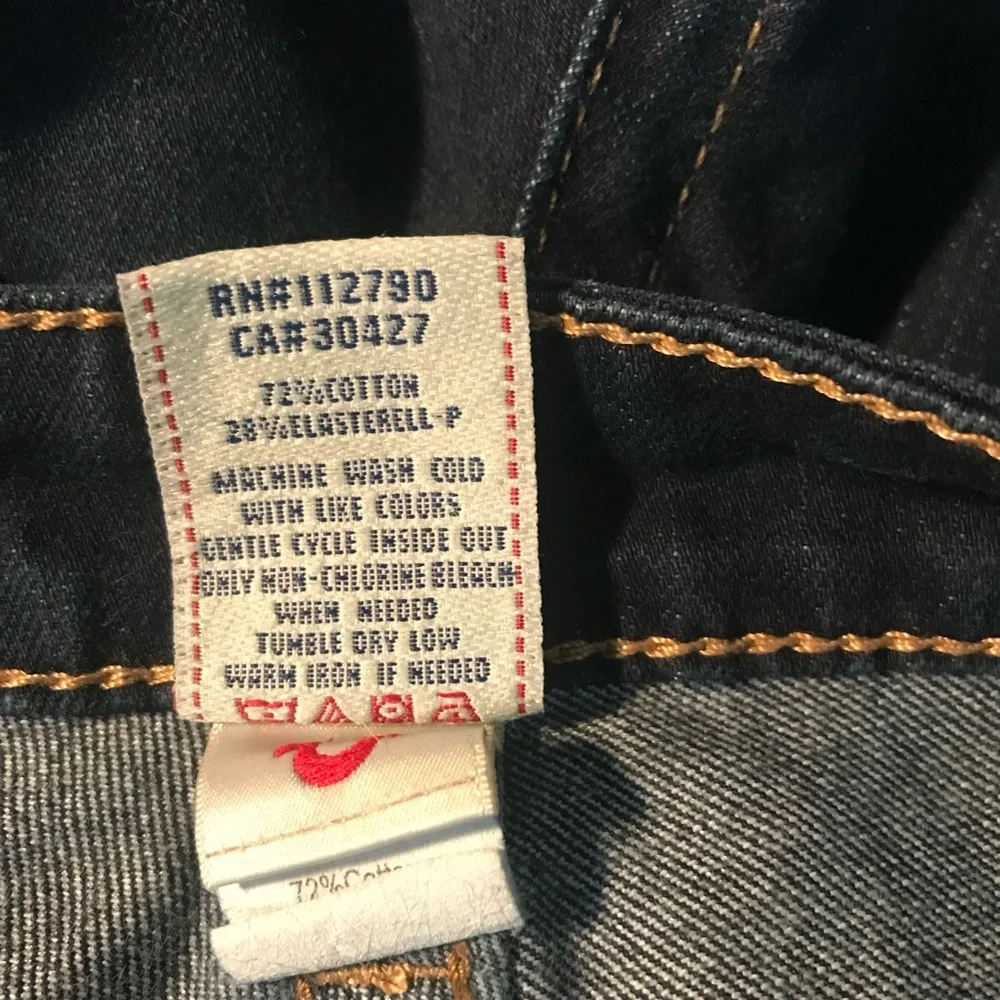 True Religion Ankle Zipper Skinny Jeans